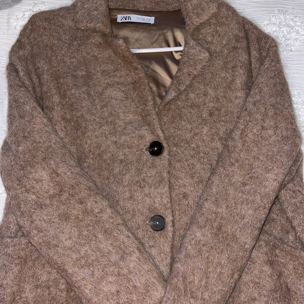 Brown fur coat
